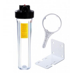 Корпус фильтра "Big Blue 20" в комплекте ключ, кронштейн, шурупы Aquafilter FK20BC1-OR2