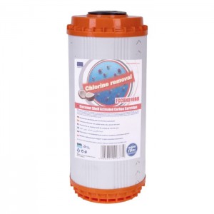 Картридж Aquafilter FCCBHD10BB с гранулированным углем - 9 7/8'' x 4 1/2'', 10BB 