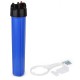 Магистральный фильтр Big Blue Slim 20" Aquafilter FK20LB34-OR2 + умягчающий картридж FCCST-L