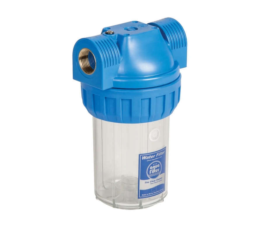 Трехэлементный натрубный корпус фильтра Aquafilter 5" FHPR5-12