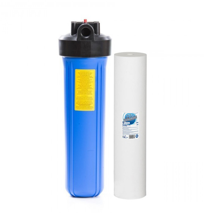 Фильтр магистральный Big Blue 20" Aquafilter FH20BB1-OR2 + механический картридж FCPS5M20B