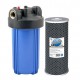 Магистральный фильтр Big Blue 10" Aquafilter FH10BB1-OR1 + угольный картридж FCCBL10BB