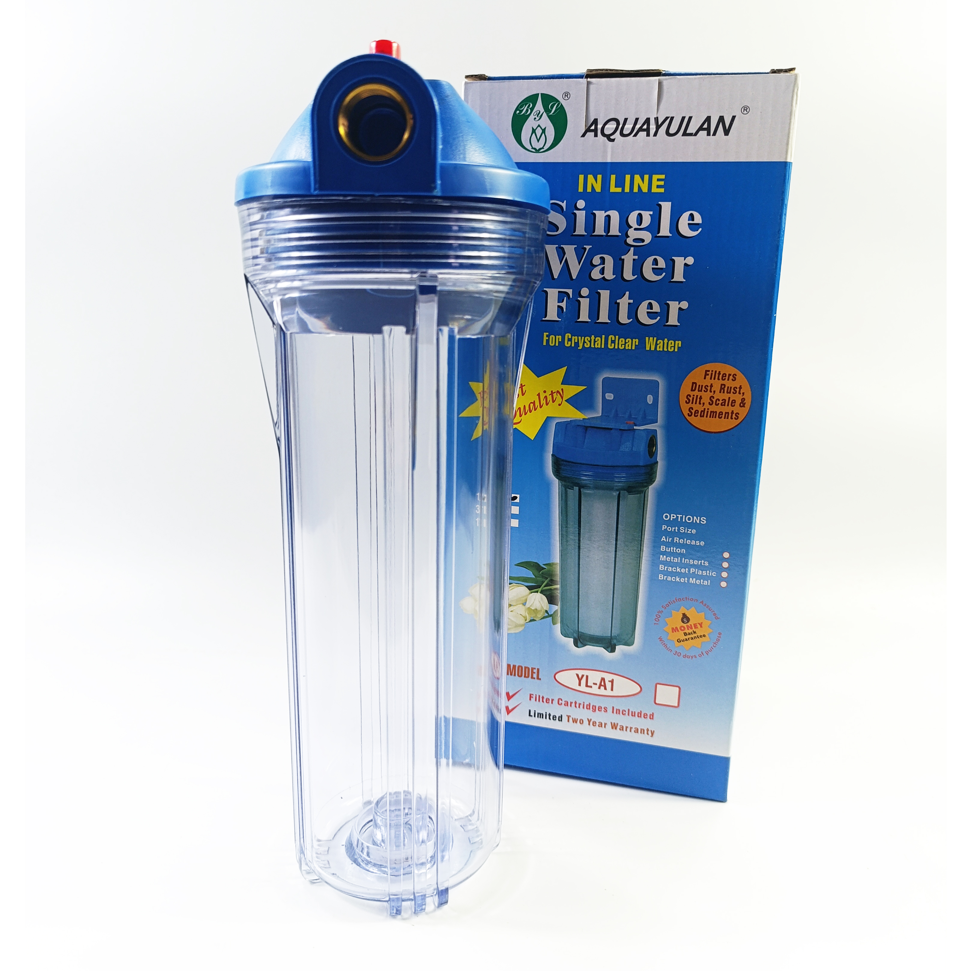 Корпус фильтра AquaKut 2Р 10" 1/2" для холодной воды в комплекте ключ, крепление Корпус фильтра AquaKut 2Р 10" 1/2" для холодной воды в комплекте ключ, крепление