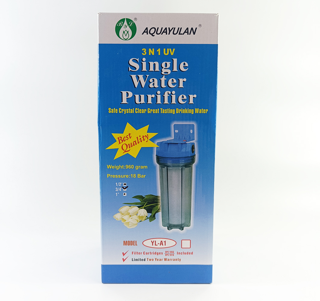 Колба AquaKut 2Р 10" 3/4" для холодной воды в комплекте ключ, крепление Колба AquaKut 2Р 10" 3/4" для холодной воды в комплекте ключ, крепление