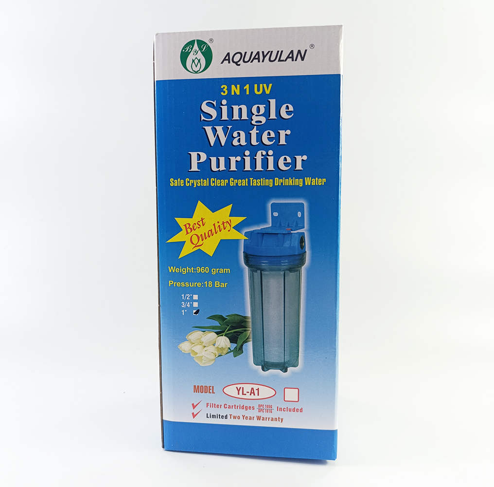 Корпус фильтра AquaKut 2Р 10" 1" для холодной воды в комплекте ключ, крепление Корпус фильтра AquaKut 2Р 10" 1" для холодной воды в комплекте ключ, крепление