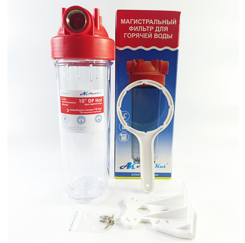 Корпус фильтра AquaKut DP HOT 10 1/2" для горячей воды