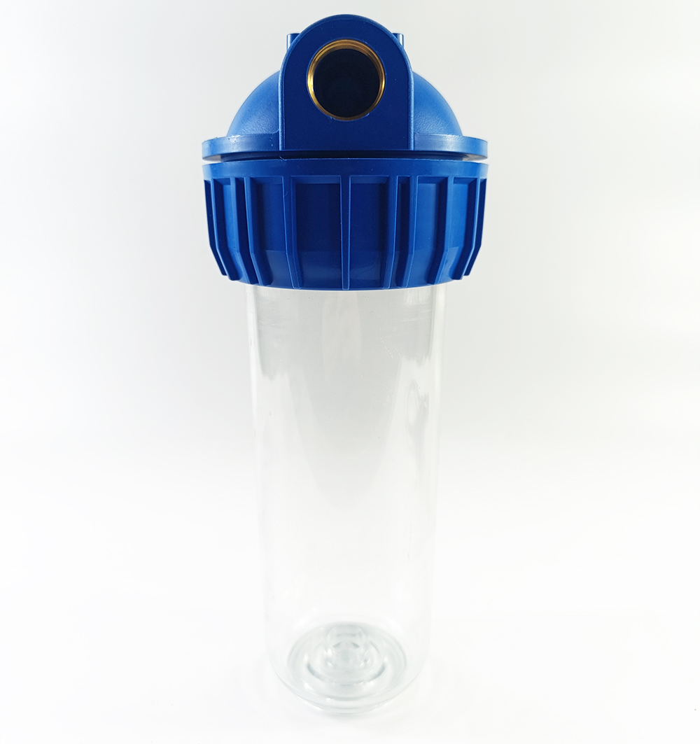 Колба AquaKut 3Р 10" 3/4" для холодной воды в комплекте ключ, крепление Колба AquaKut 3Р 10" 3/4" для холодной воды в комплекте ключ, крепление