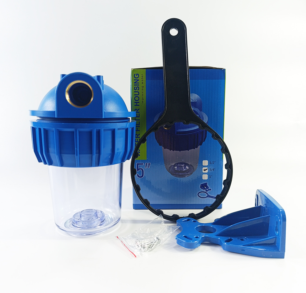 Корпус AquaKut 3Р 5*2" 3/4" в комплекте картридж, ключ, крепление