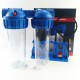 Колба двойная AquaKut 3Р DUO 10" 1/2" для холодной воды в комплекте ключ, крепление