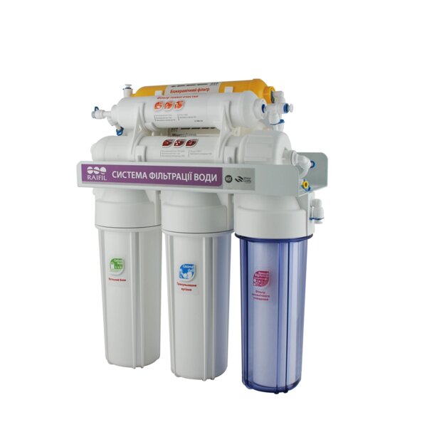 Система очистки воды Raifil RO905-750BP-EZ GRANDO 7+ с насосом 7-ми стадийная