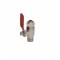Кран к переходнику красный 1/4" НР - 3/8" JAKO BV-4