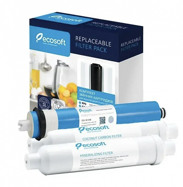 Ecosoft комплект 6 картриджей для обратного осмоса