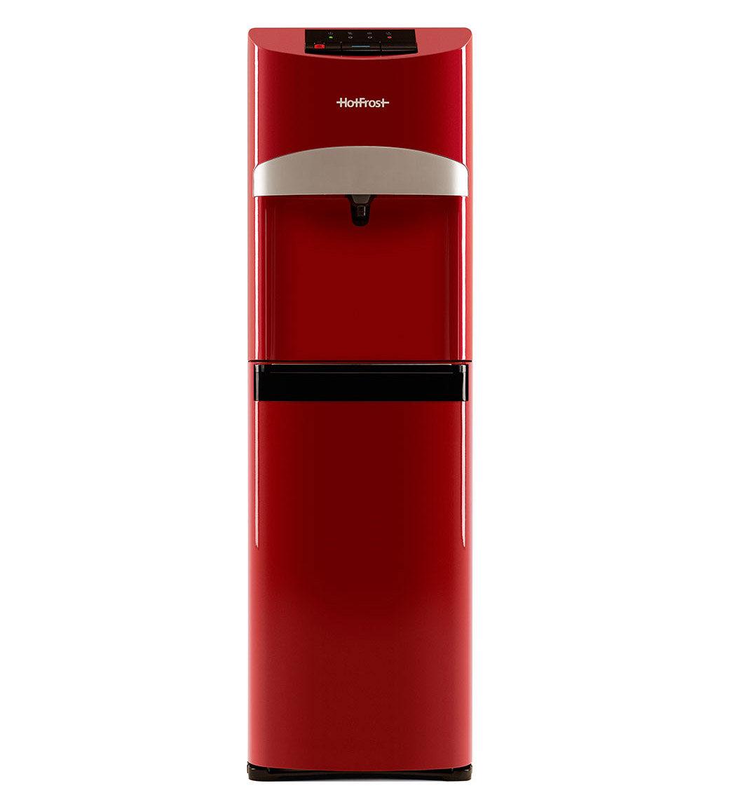 Кулер для воды напольный HotFrost 45A Red (нижняя загрузка)