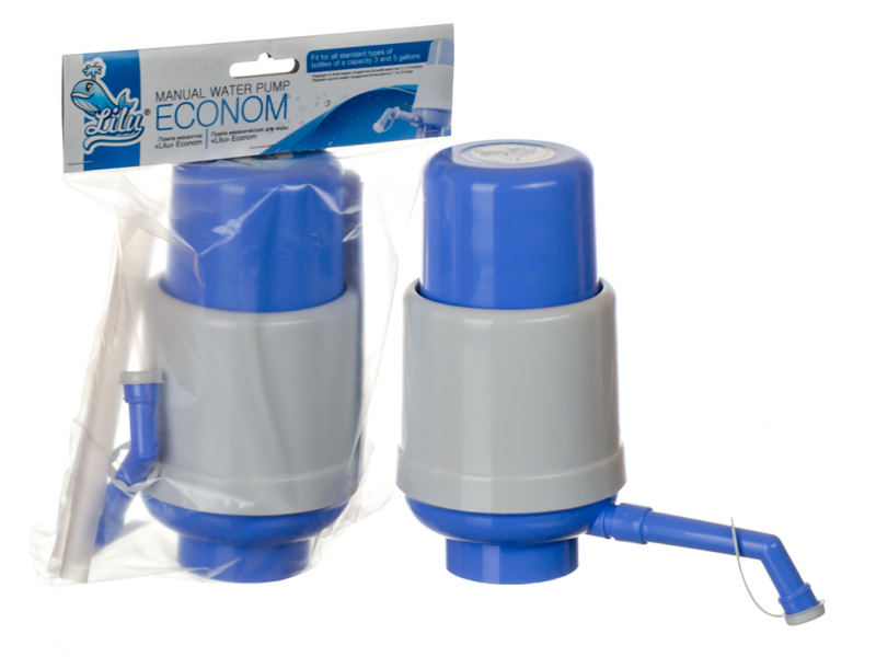 Lilu Econom помпа для воды механическая на бутыль 19 литров с краном