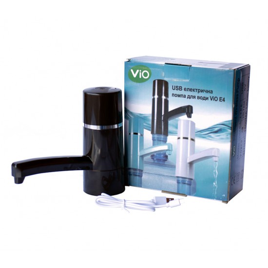 Помпа электрическая Vio E4 Black на бутыль 19 литров Помпа электрическая Vio E4 Black на бутыль 19 литров