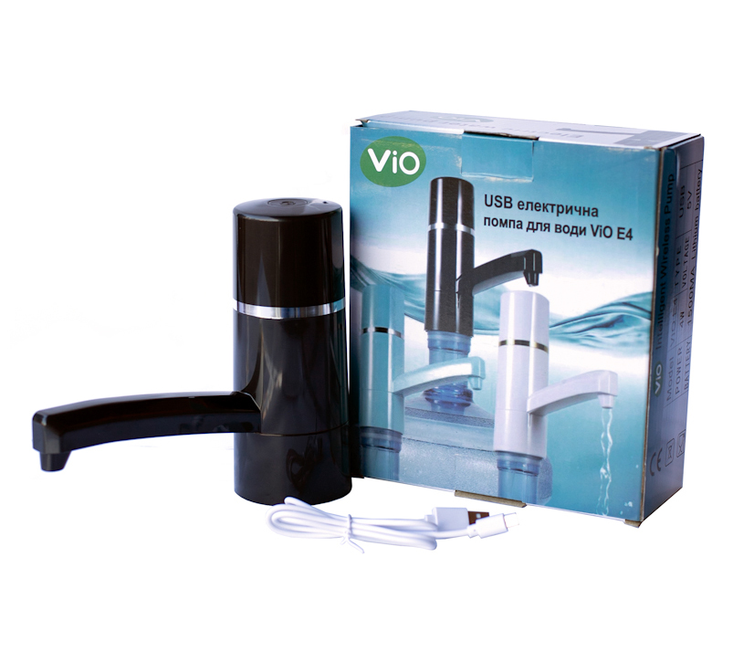 Помпа электрическая Vio E4 Black на бутыль 19 литров