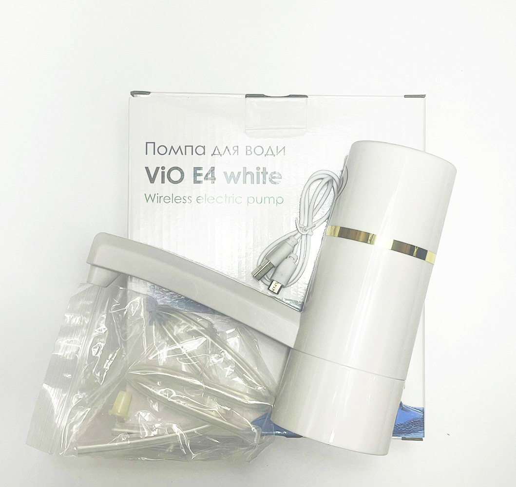 Помпа электрическая Vio E4 White на аккумуляторе